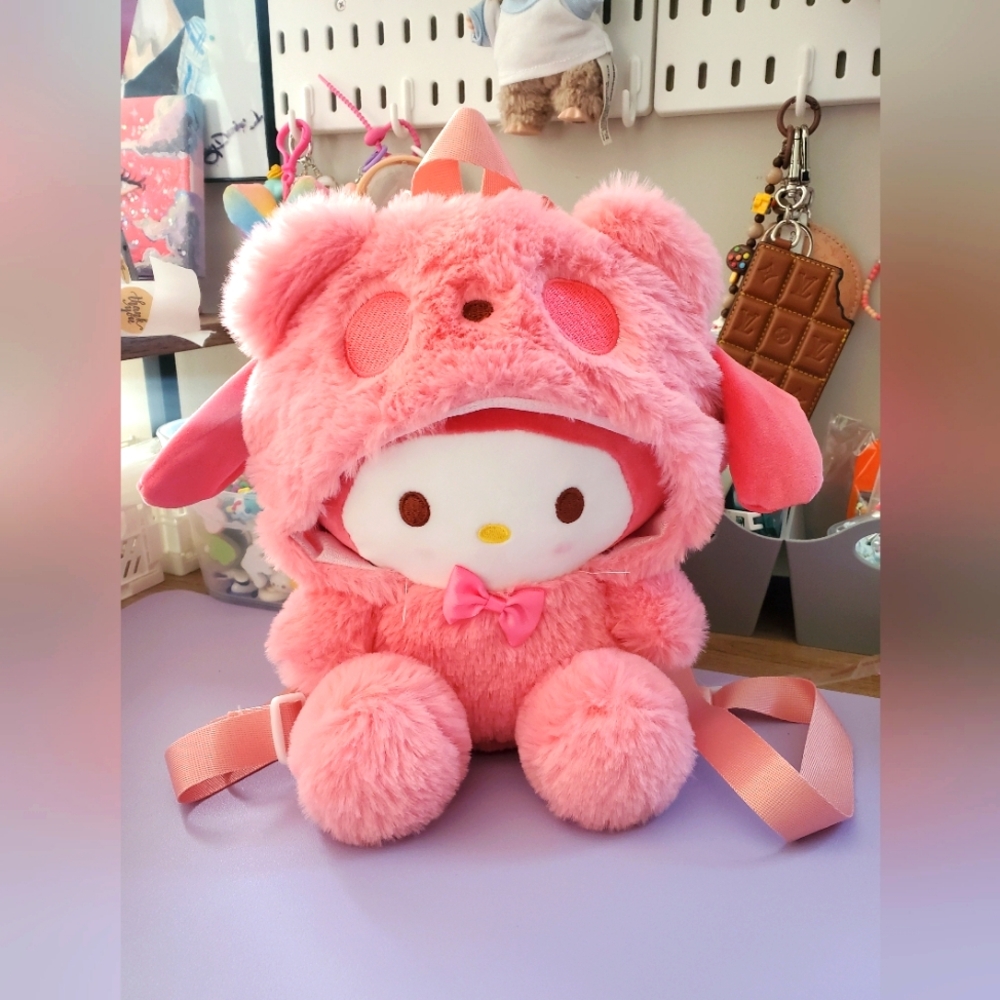 My melody plushie mini backpack